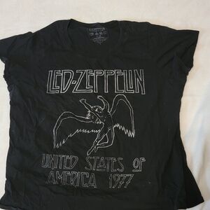 Led Zeppelin Black Graphic T-Shirt
